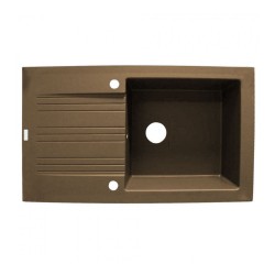 Evier à encastrer 1 bac taupe Muscade86x500x180 cm