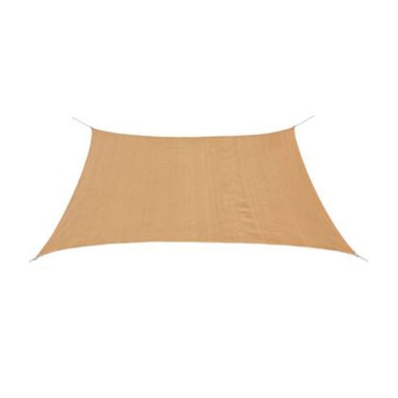 Voile ombrage carré 3.6x3.6m beige