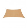 Voile ombrage carré 3.6x3.6m beige