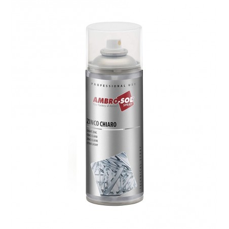 Galvanisant gris clair avec effet semi-brillant en aérosol de 400ml
