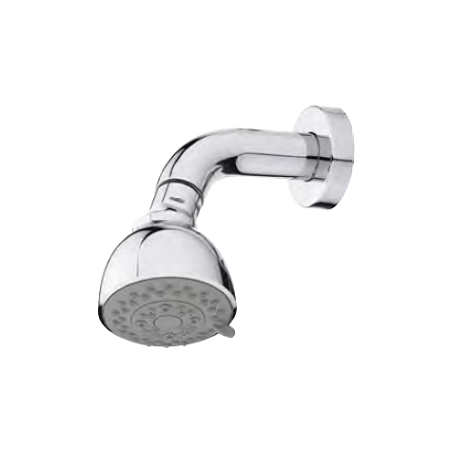 Pomme de douche easy+bras harry chromé