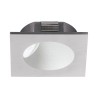 Spot mural carré alu argent ZARATE Led 2W L8