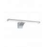 Applique murale PANDELLA 2 argent chromé Led8W salle de bains IP44 L40 H75