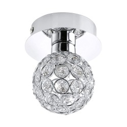 RIBOLLA Spot chromé cristal G9 33W D100*