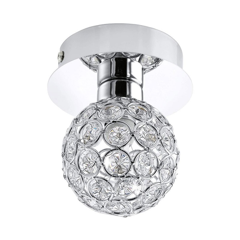 RIBOLLA Spot chromé cristal G9 33W D100*