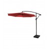 Parasol déporté rouge 3mx3m -  - meilleure qualité