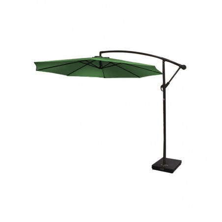 Parasol déporté 3x3m vert -  - meilleure qualité