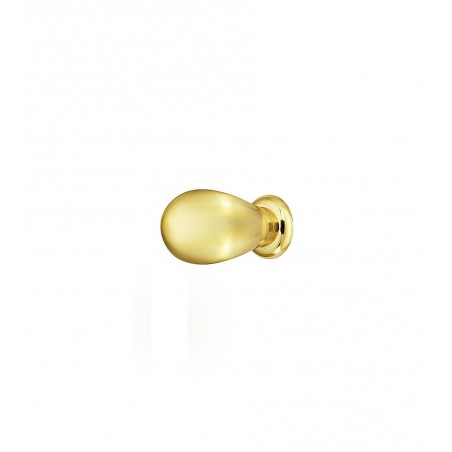 Bouton olive chrome doré D13mm*