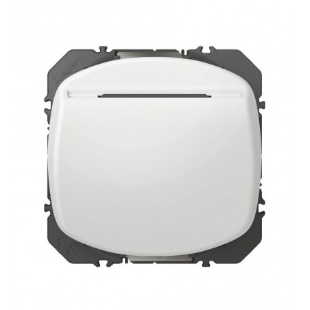 Interrupteur à badge blanc Dooxie