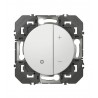 Interrupteur variateur économique Dooxie blanc