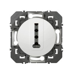 Prise téléphone en T blanc Dooxie