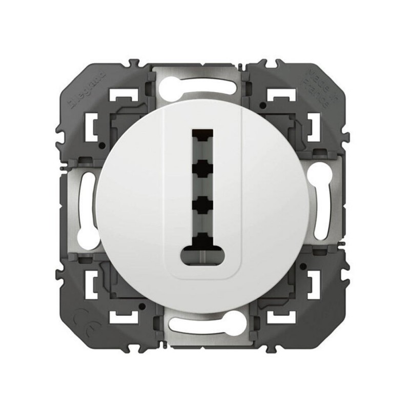 Prise téléphone en T blanc Dooxie