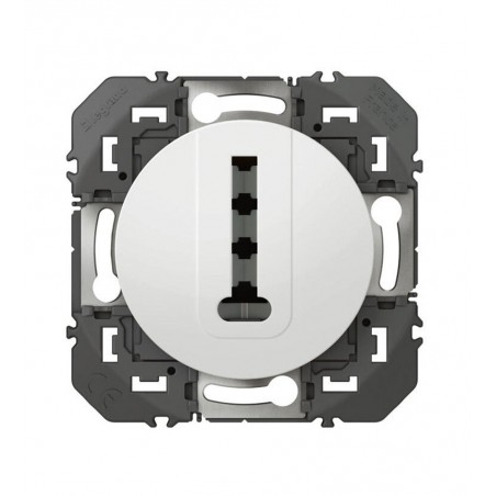 Prise téléphone en T blanc Dooxie