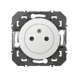 Prise de courant Dooxie 2P+T 16 A blanc