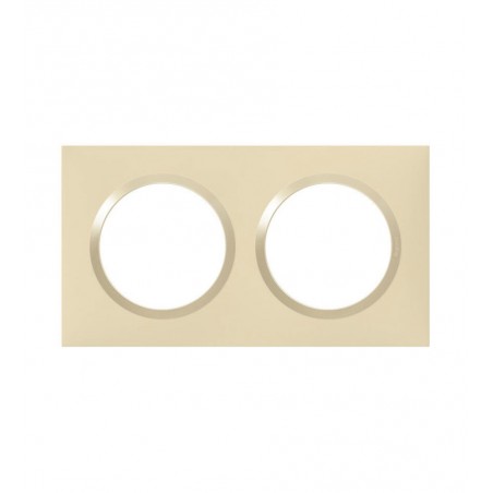 Plaque 2 postes aspect dune Dooxie