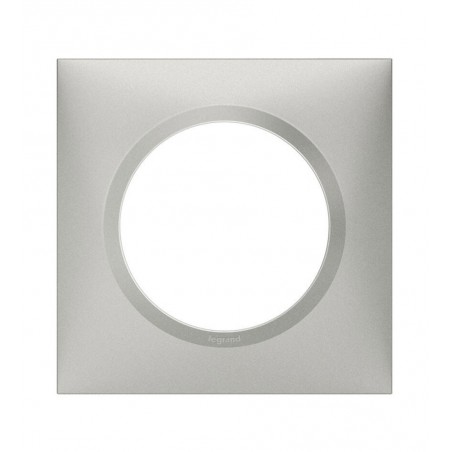 Plaque 1 poste aluminium Dooxie