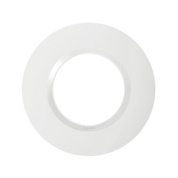 Plaque 1 poste Deco blanc Dooxie