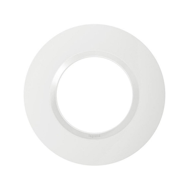 Plaque 1 poste Deco blanc Dooxie