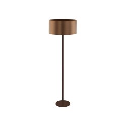 Lampe sur pied marron-copper Saganto E27 60W d300 h1665
