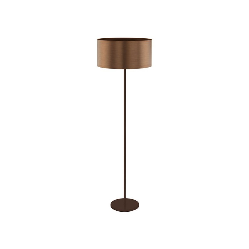 Lampe sur pied marron-copper Saganto E27 60W d300 h1665