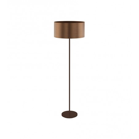 Lampe sur pied marron-copper Saganto E27 60W d300 h1665