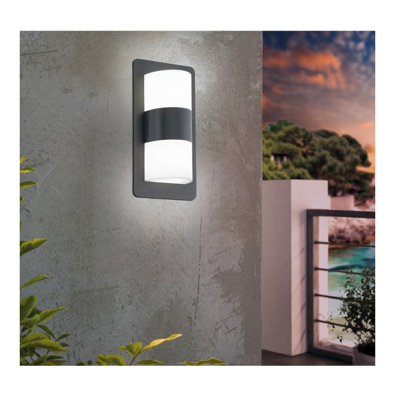 Applique murale Extérieur acier galvanisé E27 Cistierna 2x10 W EGLO |Sanifer