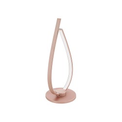 Lampe de table PALOZZArose gold Led 14W H380