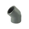 Coude PVC pression à coller 45° femelle-femelle D25