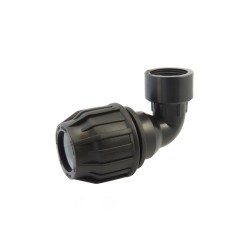 Coude à compression femelle 90° ? 32mm-1 à visser