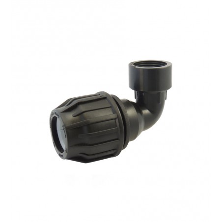 Coude à compression femelle 90° ? 32mm-1 à visser