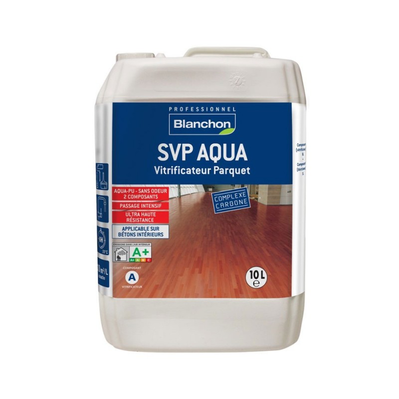 Vitrificateur parquet  SVP Aqua 10L satiné avec durcisseur -  - meilleure qualité