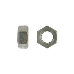 Ecrou acier doux brut hexagonal 6mm