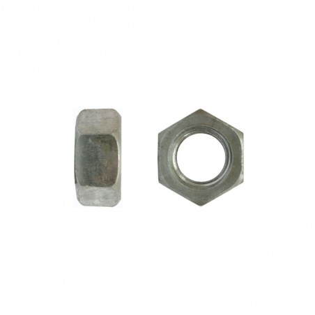 Ecrou acier doux brut hexagonal 6mm
