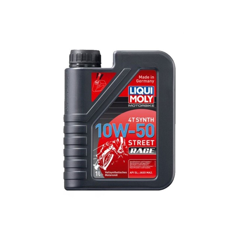 Huile moteur 4 temps 10W-50 pour moto et scooter 1L