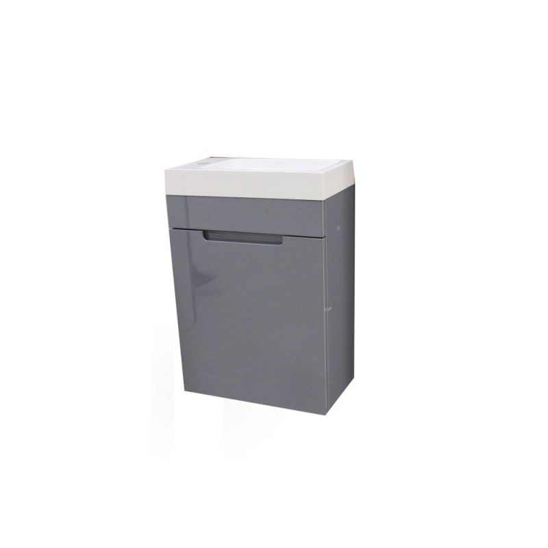 Meuble salle de bain Daisy gris 40cm