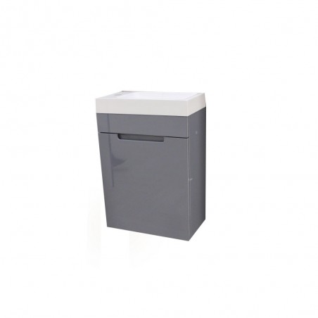 Meuble salle de bain Daisy gris 40cm