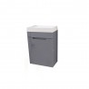 Meuble salle de bain Daisy gris 40cm