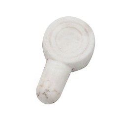 Taquet plast tige d.7 blc *