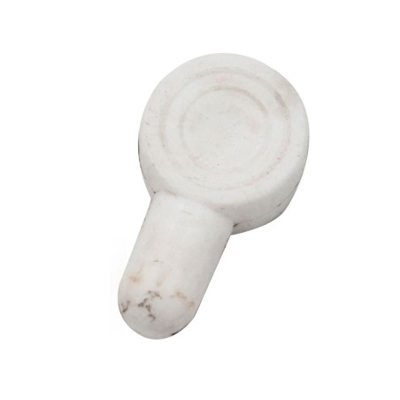 Taquet plast tige d.7 blc *