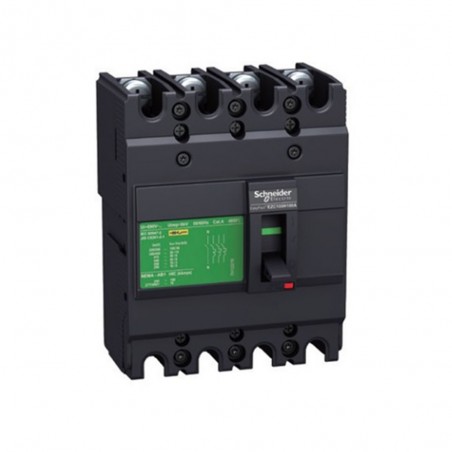 Disjoncteur Easypack compact EZC 100N 4P 100A