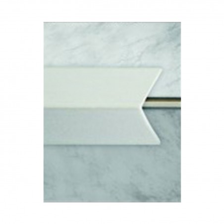 Cornière dangle en PVC 20x20mm L250cm blanc - DURAL - meilleure qualité