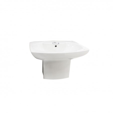Dama senso lavabo à semi-colonne 65 x 63 cm*