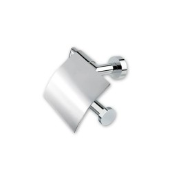 Porte-papier toilette Kauta couvercle chromé