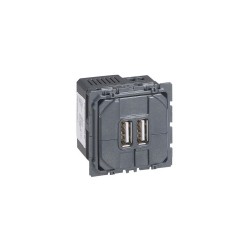 Prise chargeur USB double Celiane type A 24A 15W