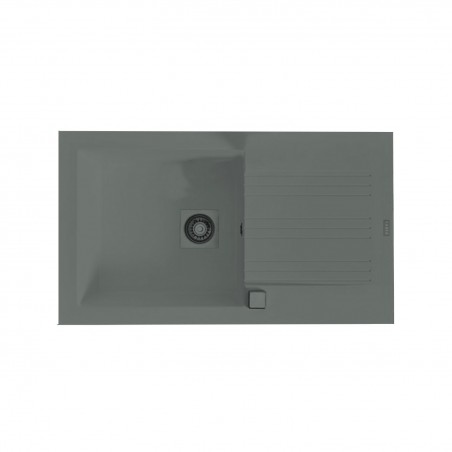 Evier 1 bac86x500x180 gris*