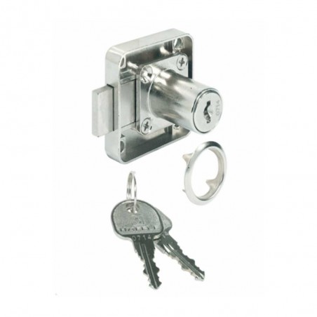 Serrure Symo Nickelé Ø18-22 mm