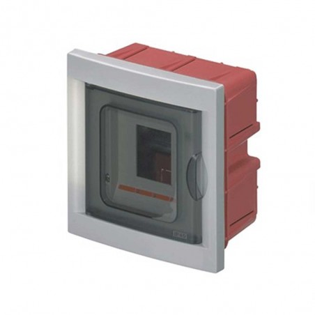 Coffret de distribution 4 modules avec porte fumée EC63004