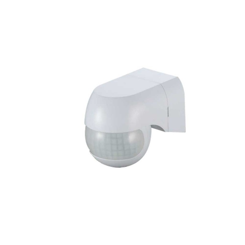 Détecteur de mouvement infrarouge mural 180°-12m IP44