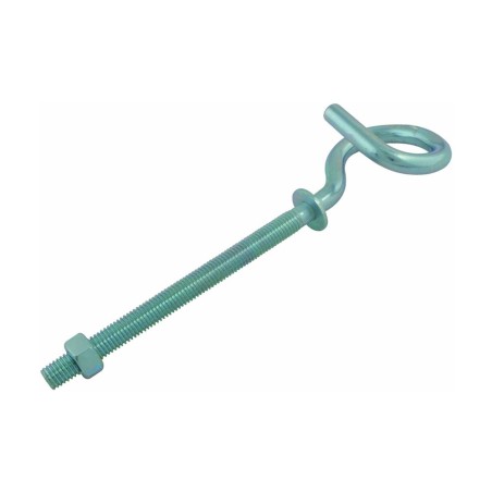Crochet gymnase à écrou 12mm x 150mm acier zingué