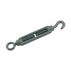 Tendeur à cage D8 std oeil-crochet en acier zinguéb